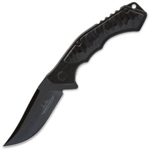 Hibben Black Whirlwind Pocket Knife