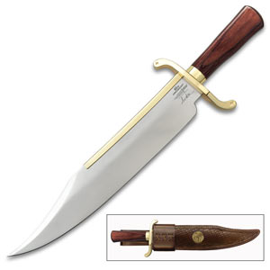 Gil Hibben 65TH Anniversary Old West Bowie Knife And Sheath