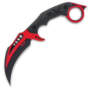 M48 Red Liberator Falcon Karambit And Sheath