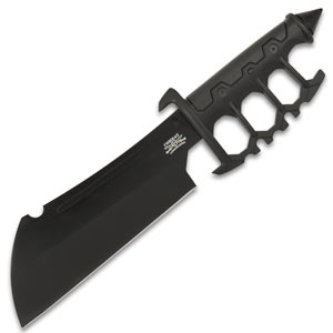 Combat Commander Trench Cleaver Knife And Sheath