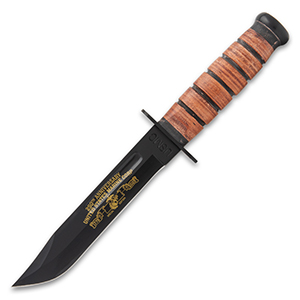 USMC 250th Anniversary Combat Knife & Leather Sheath