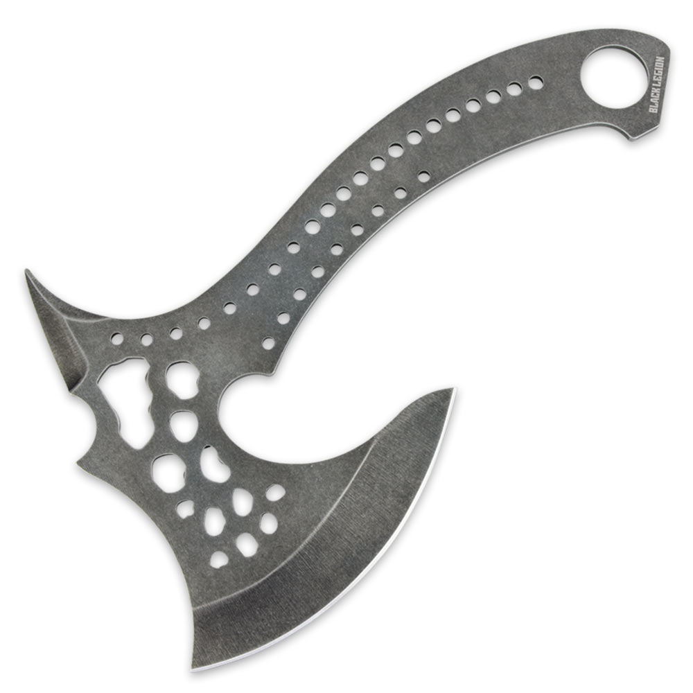 Black Legion Stonewash Steel Fantasy Throwing Axe