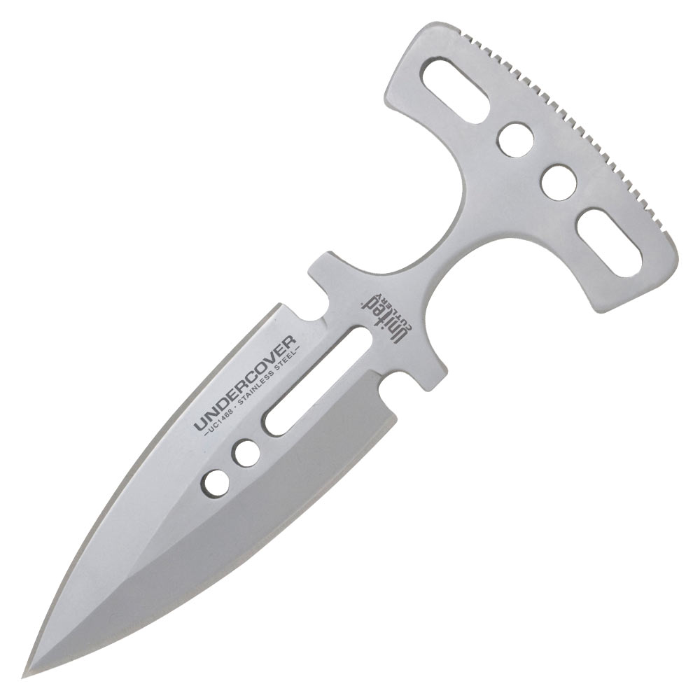 UnitedCutlery.Com: Undercover Magnum Silver Push Dagger - UC1488