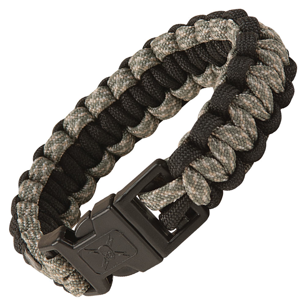 United Elite Forces Survival Bracelet Black Camo