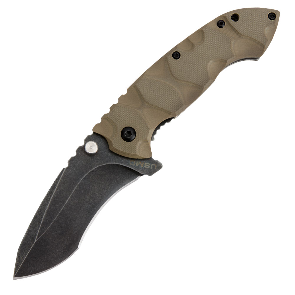 アメリカ陸軍・ナイフ UnitedCutlery.Com: U.S.M.C. Desert Warrior Assisted-Open Folding